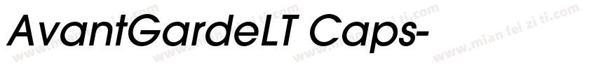 AvantGardeLT Caps字体转换